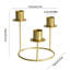 Bougeoir à structure moderne avec base robuste, idéal pour la décoration intérieure, centres de table, mariages, événements et cadeaux-848619178