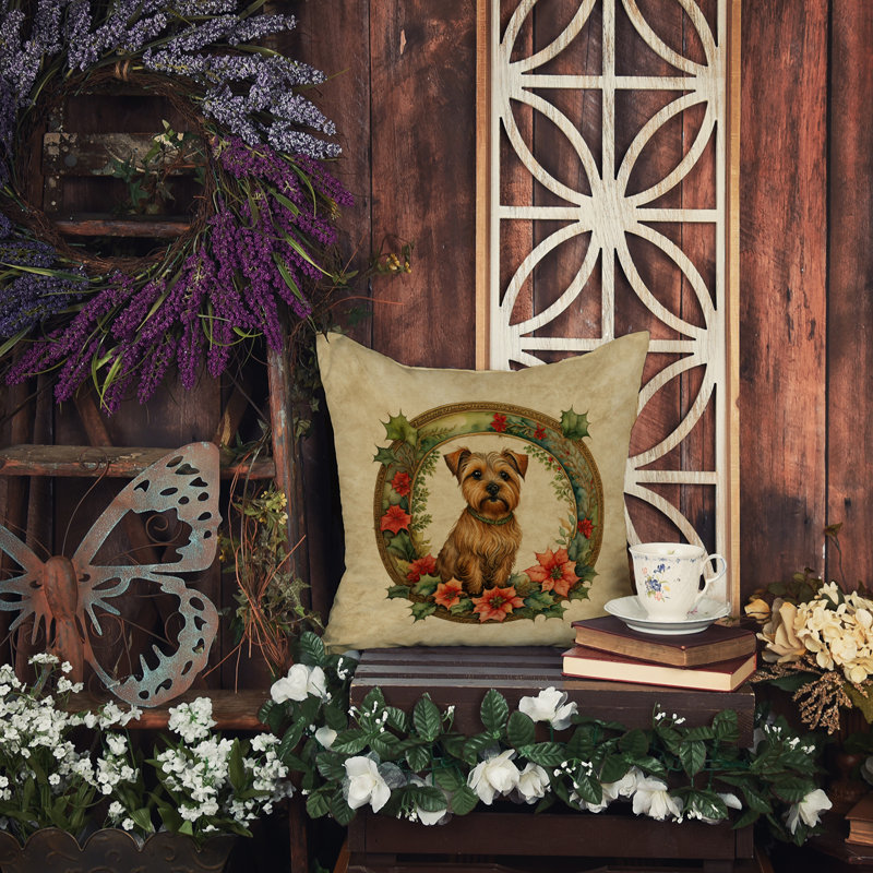 Coussin Christmas, 14 po x 14 po, Carré