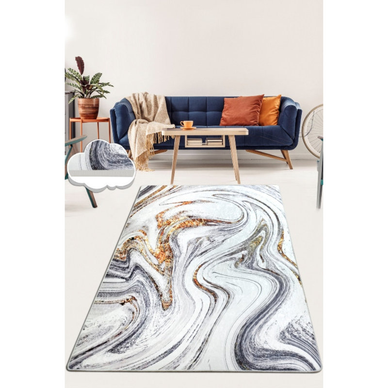 Durable Hall Carpet Runner, 2.6 x 9.8 Feet | 100% Polyester, 0.4 in Pile Height, 700 g/m² | Antibacterial, Non-Slip Underside, Machine Washable at 86°F | Perfect for Entryways, Stylish & Easy to Maintain