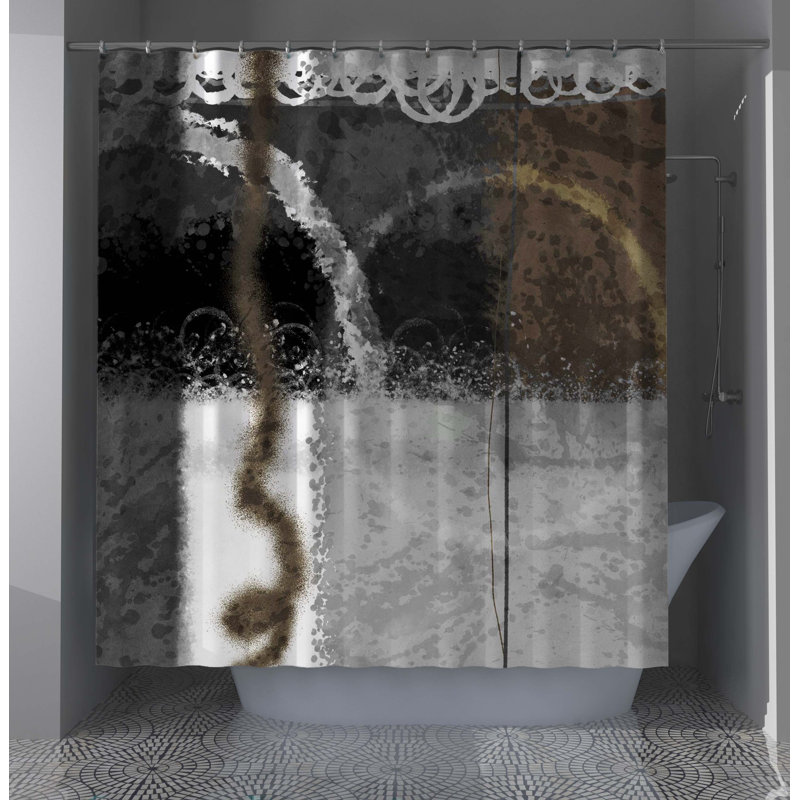 Abstract Shower Curtain
