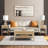 Rattan Accent Side Table with Drawer