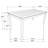 Cornish Cappuccino Casual Rectangle Dining Table