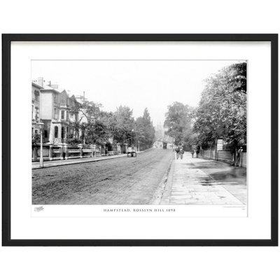 Hampstead, Rosslyn Hill 1898 by Francis Frith - Single Picture Frame Print