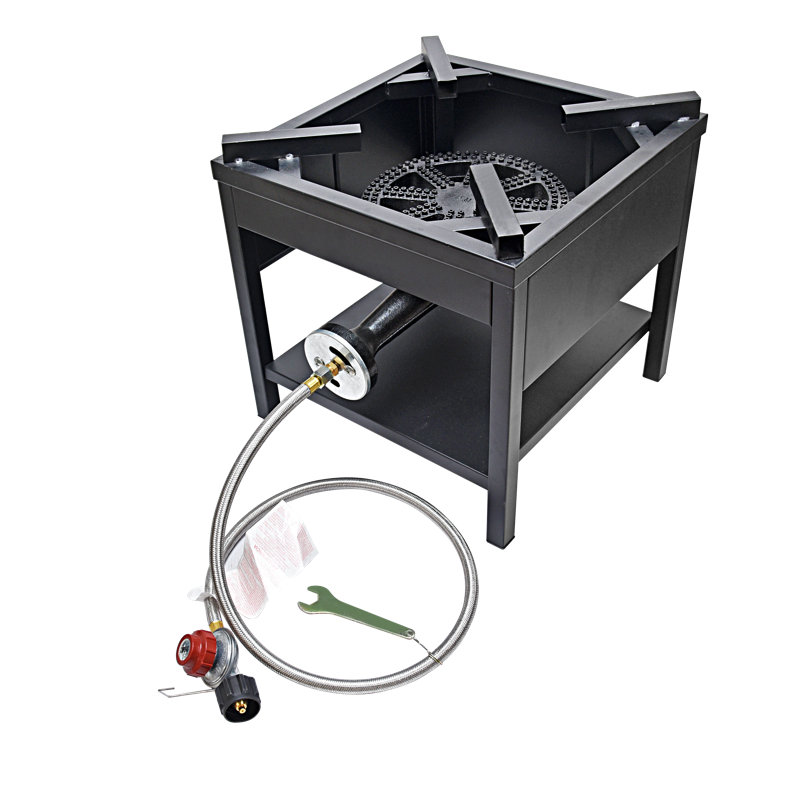 Heavy Duty Black Cast Iron Propane Single Burner Stove