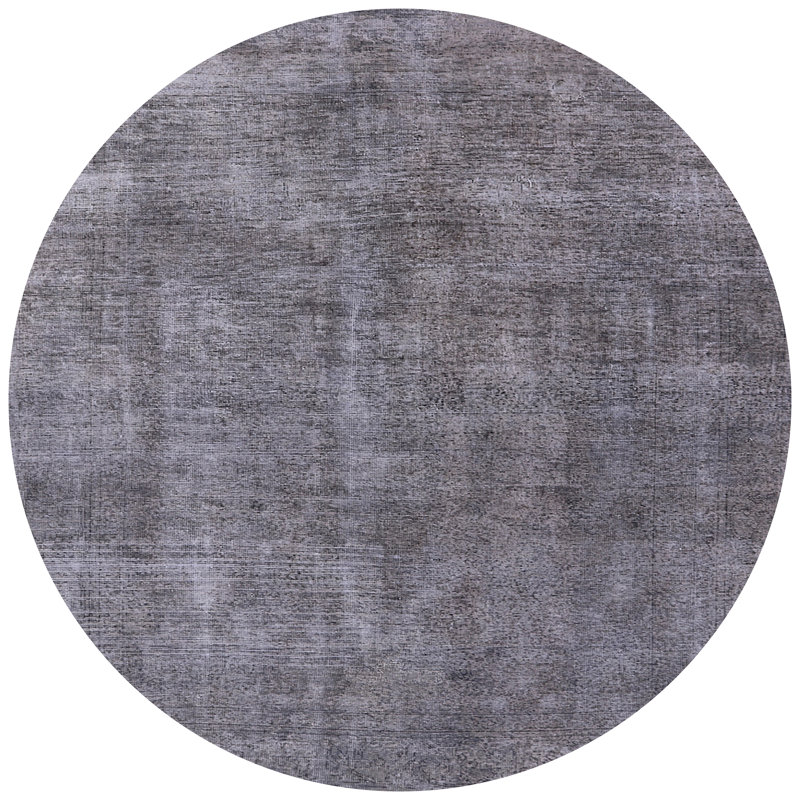 Tapis gris Odelina, Rond 6 pi