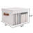 3 Pack Foldable Fabric Bin Set with Lid and Handle-1861373981