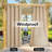 Blackout Outdoor Curtains for Patio Waterproof Top & Bottom Grommet Privacy Drapes, Set of 2-1940556157-1940556159