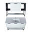 Meuble-lavabo sur pied simple 47,2 po avec plateau en résine Minkley-2085800598