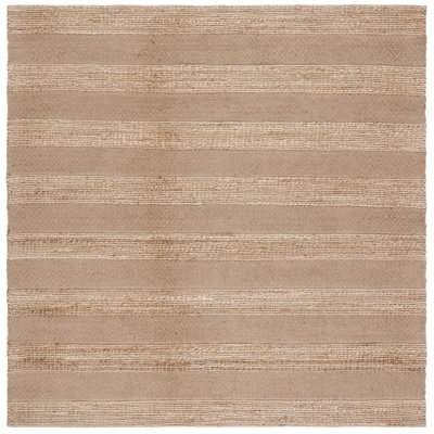 Hobscheid Geometric Flatweave Taupe/Natural Area Rug