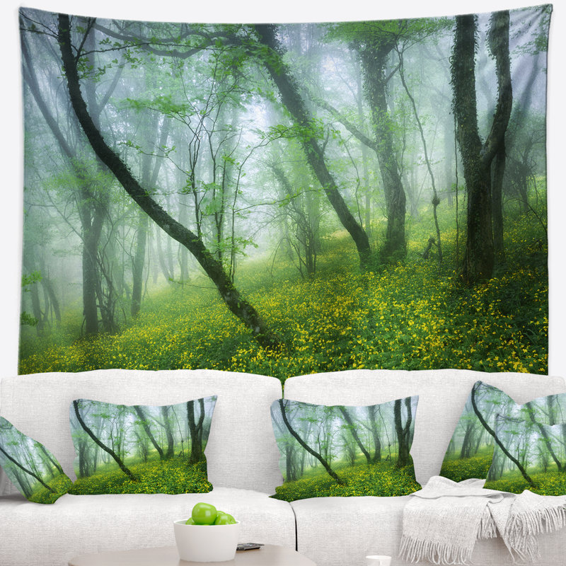 Landscape Polyester Tapestry, 32" H x 39" W