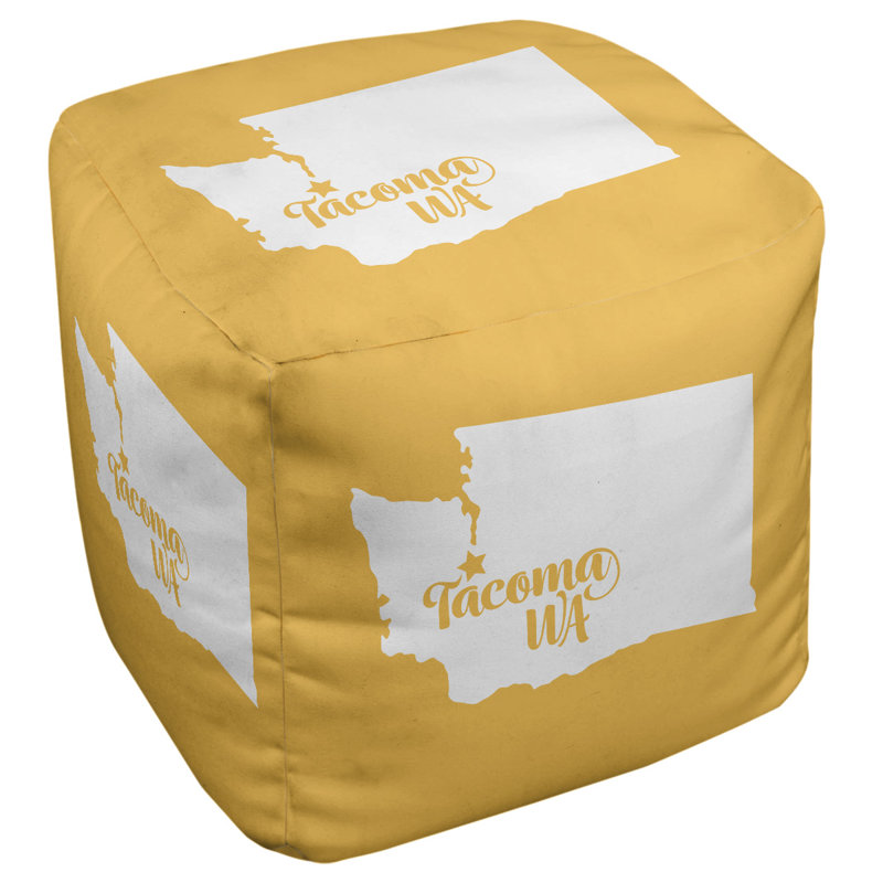 Repose-pieds cubique tacoma washington, Jaune