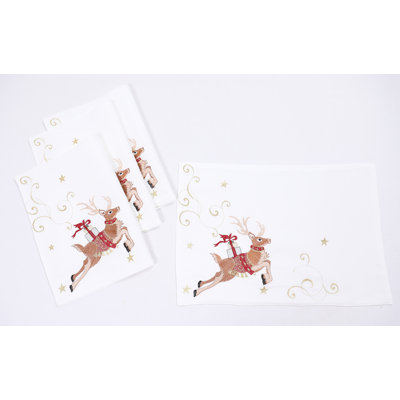 Ivy Hill Polyester Embroidered Rectangle Placemat