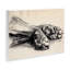 «Dog Paw Charcoal Design», brun clair noir, art numérique sur estampe numérique par Jennifer Paxton Parker-245654373-245654378