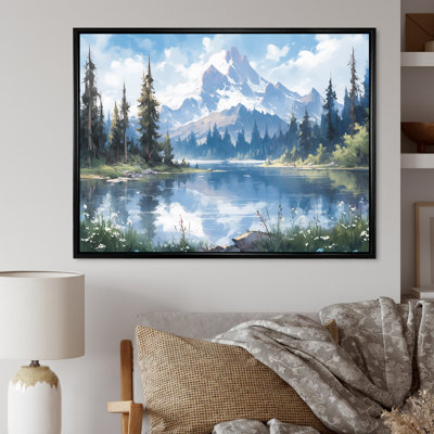 Mountain View Bliss III - Countryside Canvas Art Print