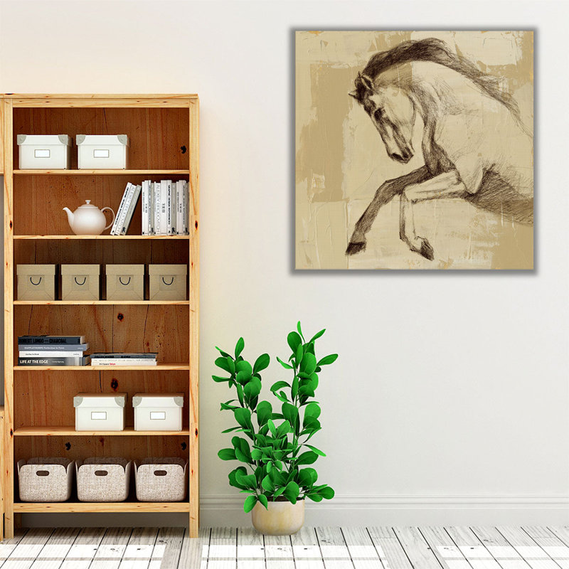 «Majestic Horse II», reproduction d'art sur toile, H 16 po x l 16 po