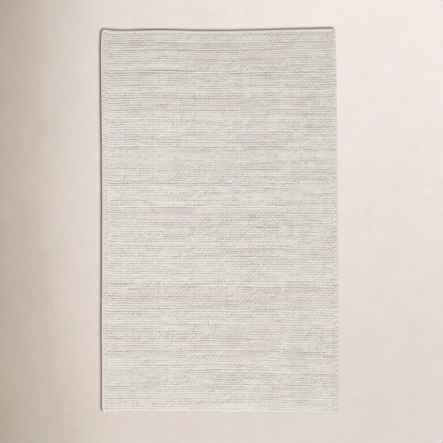 Ackman Flatweave Wool Rug, Rectangle 7'9" x 9'9", Ivory