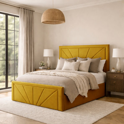 Phoenix Modern Upholstered Bed Frame 