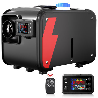 Chaufferette, radiateurs à air comprimé de 8 kW avec télécommande et écran ACL