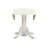 3-Piece Antique Walnut Finish Solid Wood Top-Round Upholstered Dining Room Set with Dropleaf-Seats 4-155756910-155756913