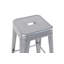 Tabouret de bar de 76 cm (30 pouces) de hauteur comptoir, ensemble de 4 tabourets de bar en métal sans dossier, non empilables, démontables et faciles à assembler, conception peu encombrante pour îlot de cuisine/bar/café/salle à manger (chaise seulement)-1751247334-1751247341-1751247357-1751247359