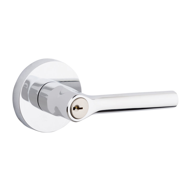Polished Chrome Entry Door Lever