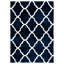 Tapis bleu / blanc Danesha-1119375367