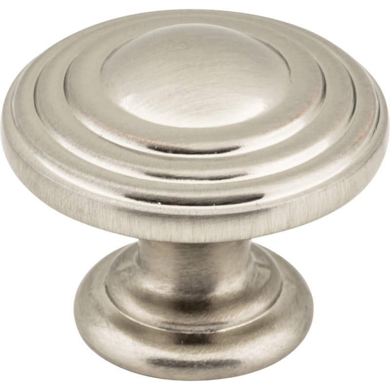 Bremen II Mushroom Knob, Satin Nickel