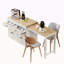 Îlot de cuisine 74,5 pouces avec table de salle à manger extensible, îlot de cuisine sur roulettes avec support à épices et 2 tiroirs, chariot de rangement de cuisine avec armoire à 4 portes, pour la cuisine, la salle à manger-635857347