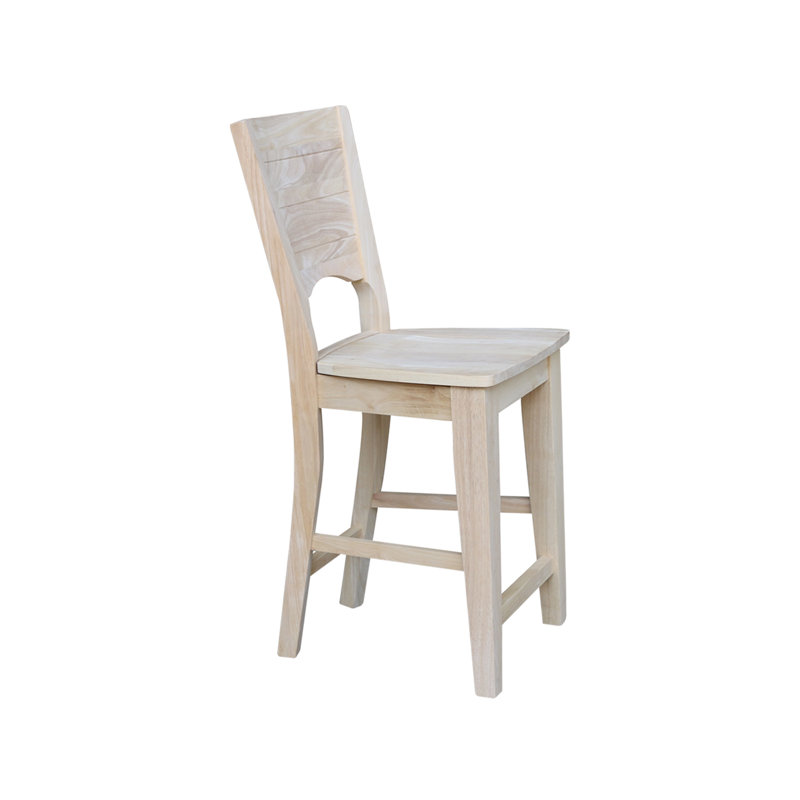 Guzik Solid Wood Counter Stool, Counter Stool (24" Seat Height)