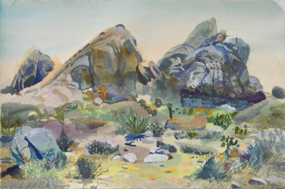 Southwest Desert Rocks Print by Other Artist, Size, Frame Color, Format