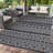 Outdoor Rug 10 x 20 ft Waterproof for Patios Clearance, Reversible Outdoor Plastic Straw Camping Rug Carpet, Large Rugs Mats for RV, Camper, Deck, Balcony, Beach, Picnic, UV Resistant Area Rug-48010167-48010157