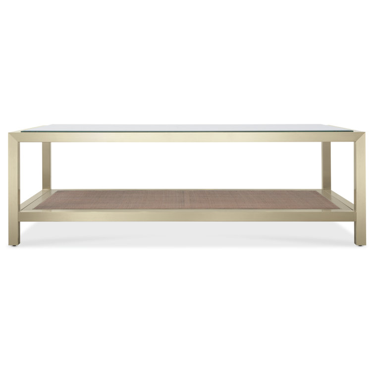 Melange Glass Cocktail Table