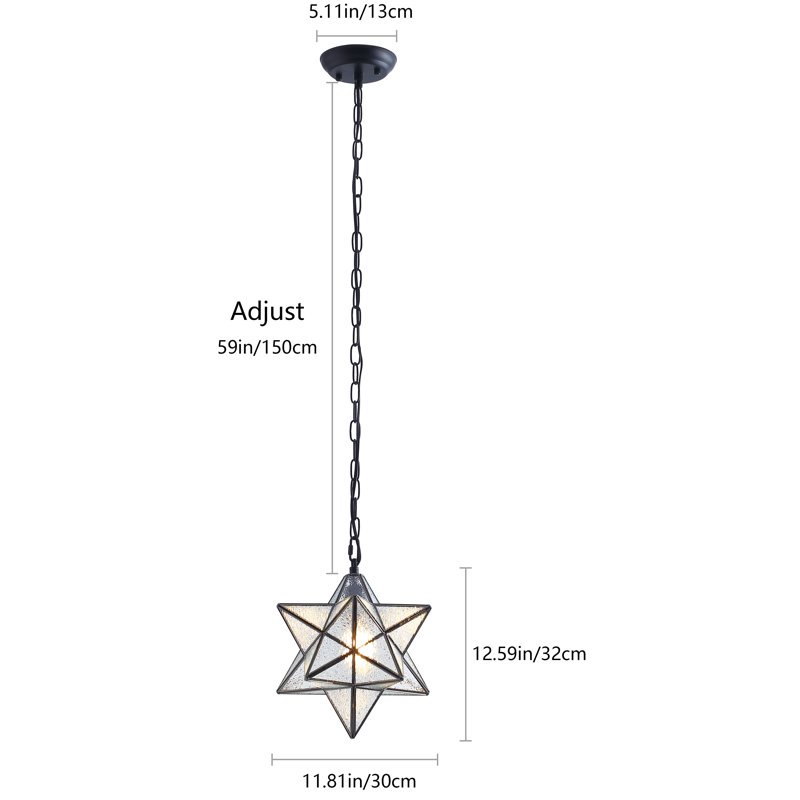 Modern 1-Light Geometric Pendant Light for Stylish Homes
