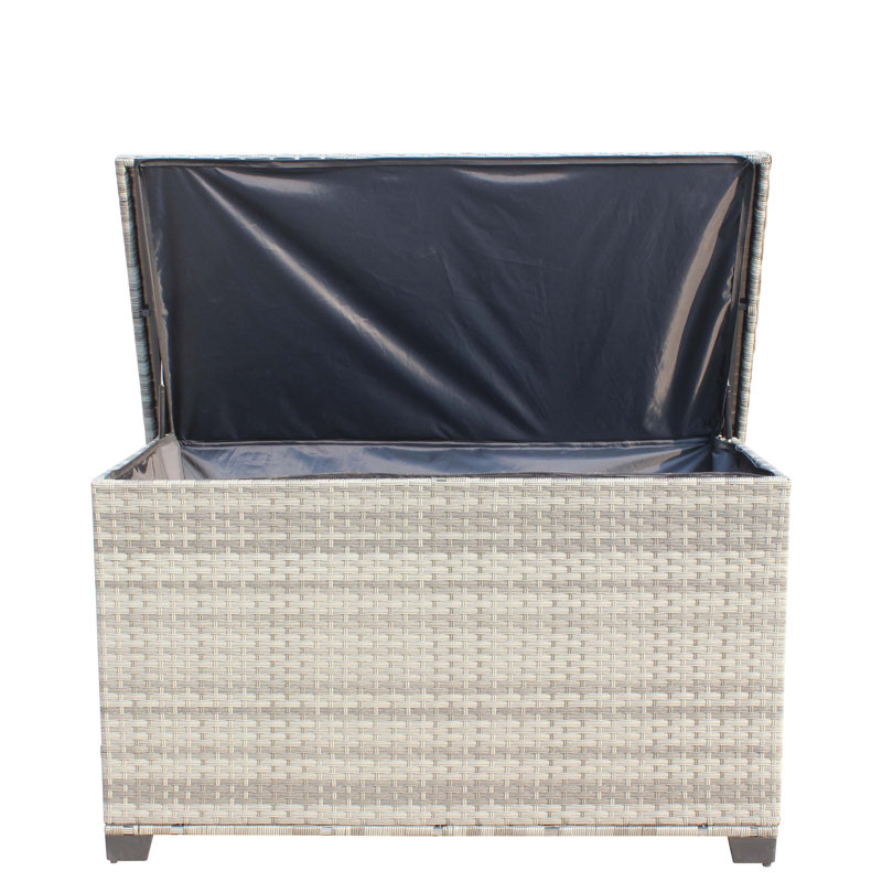 Practical Outdoor Furniture Storage Box with Easy Mobility and Large Capacity, Suitable for Various Outdoor Spaces and Items.
