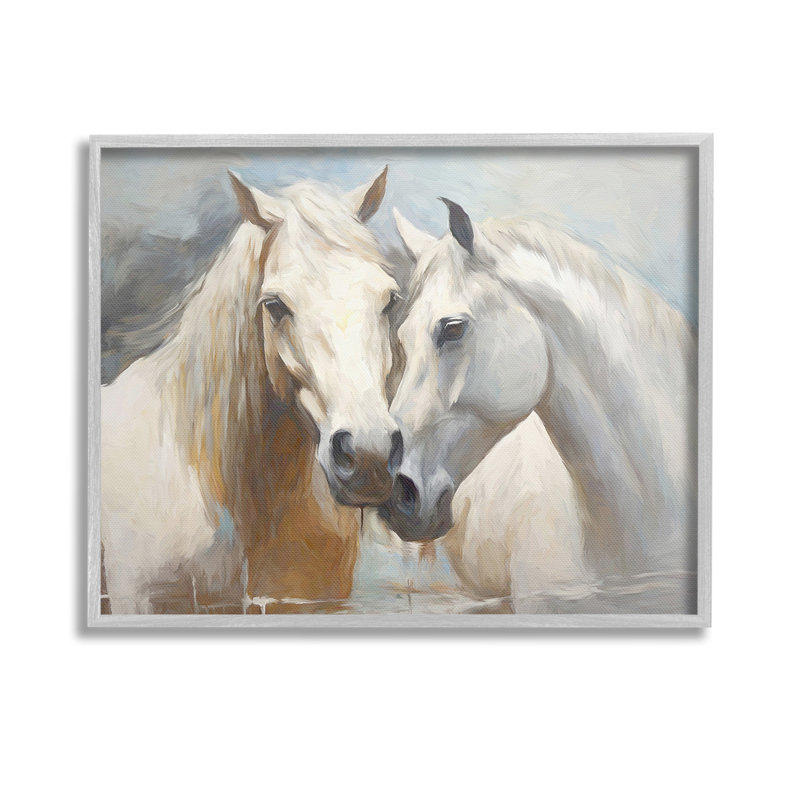 Chevaux de campagne, estampe numérique encadrée par Ramona Murdock, Estampe numérique Farmhouse, H 11 po x l 14 po