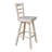 Delmontez Swivel Solid Wood Counter Stool-43807967