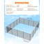 4 X 48 FT/122cm x1463cm Swimming Pool Fences for Inground Pools, Easy DIY Installation Pool Fence with Stainless Steel Legs, 340 GMS Teslin PVC Mesh