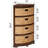 Solid Wood 4 Drawer Storage Drawers-342421117