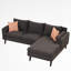 Jimeto Upholstered Sectional Right Hand Facing-1167957705