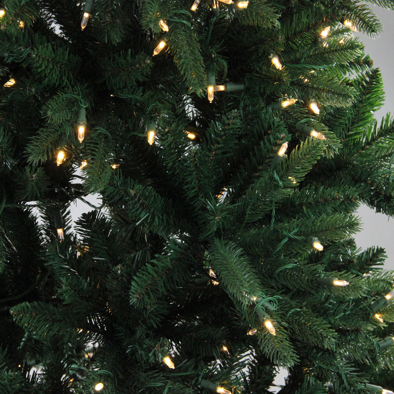 Lighted Artificial Fir Christmas Tree, 9' H