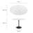 Lippa Oval Artificial Marble Dining Table-1021681221-1018723173