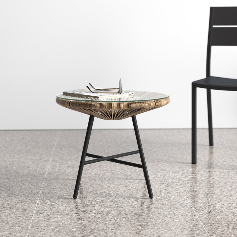Table d'appoint Gadbois, Brun