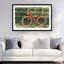 «Riding in the Woods by Bicycle», reproduction encadrée beige mat-534860886