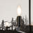 6-Light Dimmable Retro Metal Chandelier-385995376