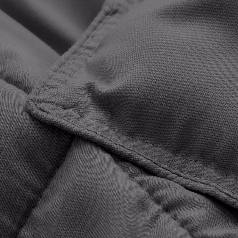 Ultra-Soft All Season Comforter Set, Twin Comforter + 1 Standard Sham, Forged Iron Gray