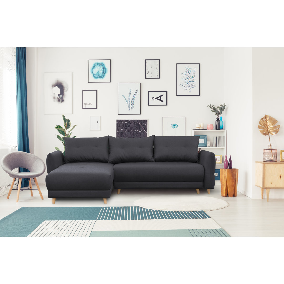 Ecksofa Talbert mit Bettfunktion