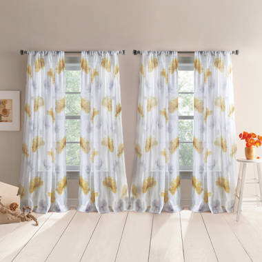 dkny gold curtains