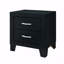 Table de chevet noire