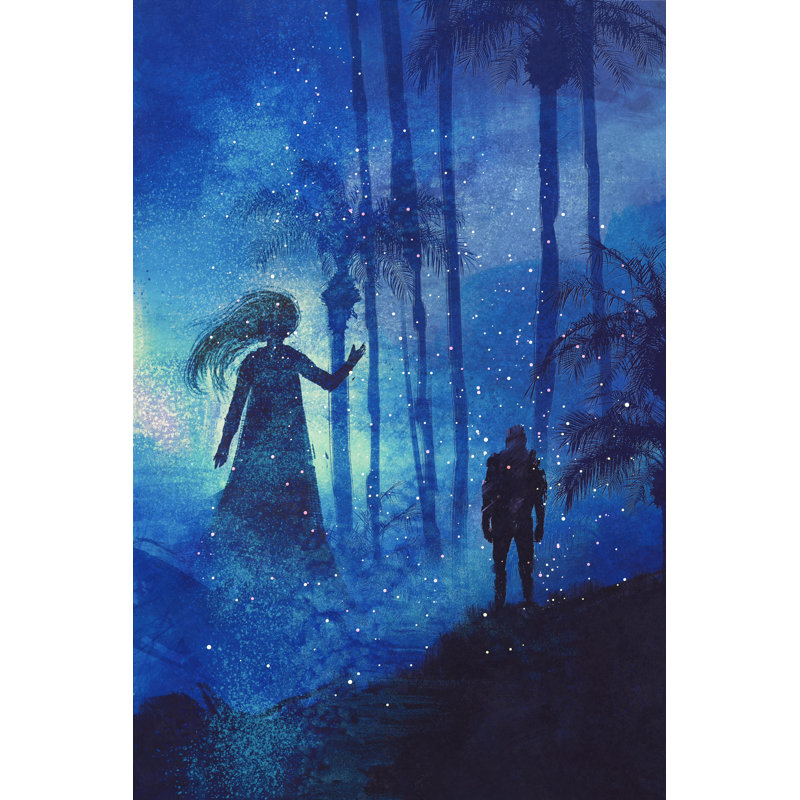 Zuccaro Dark Forest by Grandfailure - Wrapped Canvas Print, 46cm H x 30cm W x 3.8cm D
