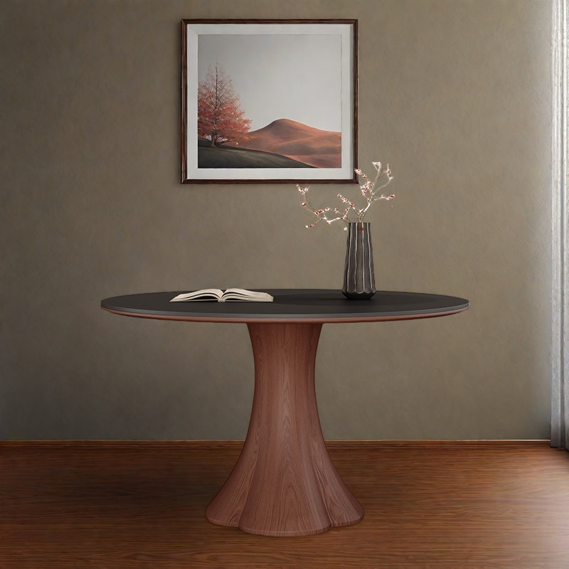 Luxury Rock Slab Dining Table., 29.53"H x 53.15"L x 53.15"W